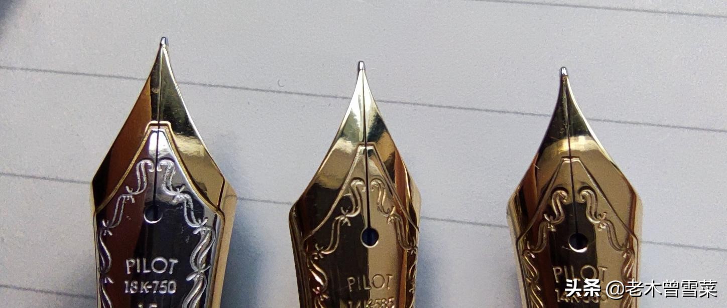 比较细的金尖钢笔,黄色笔尖和金尖钢笔区别