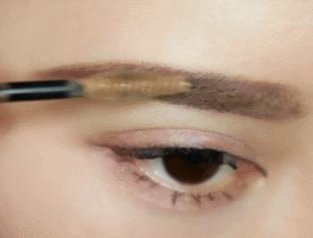 日常画眉妆教程,初学跟妆如何画眉毛