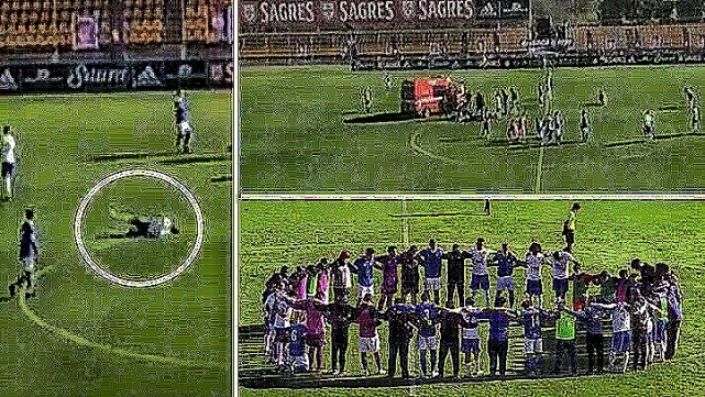 足球赛场突然心脏骤停去世,足球运动员受伤昏迷