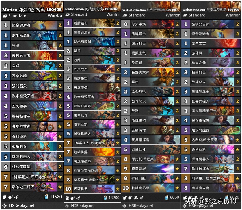 炉石传说沉没之城德鲁伊卡组,炉石传说对决模式12胜卡组