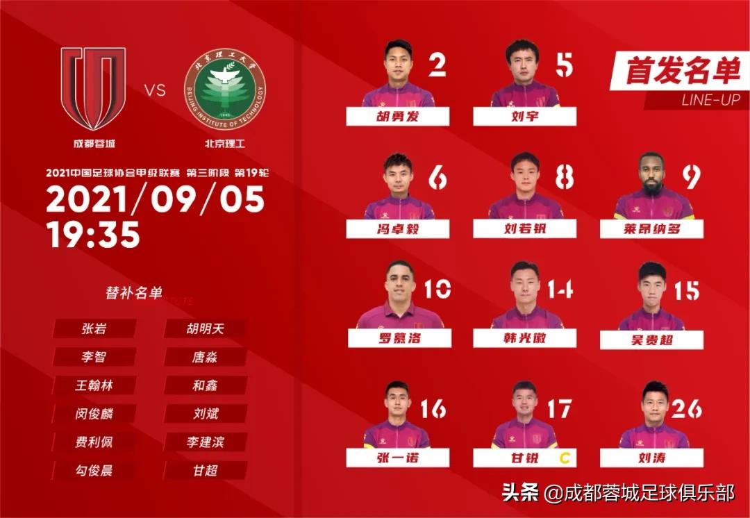 成都蓉城队对战武汉三镇数据,成都蓉城3-0战胜大连人战报