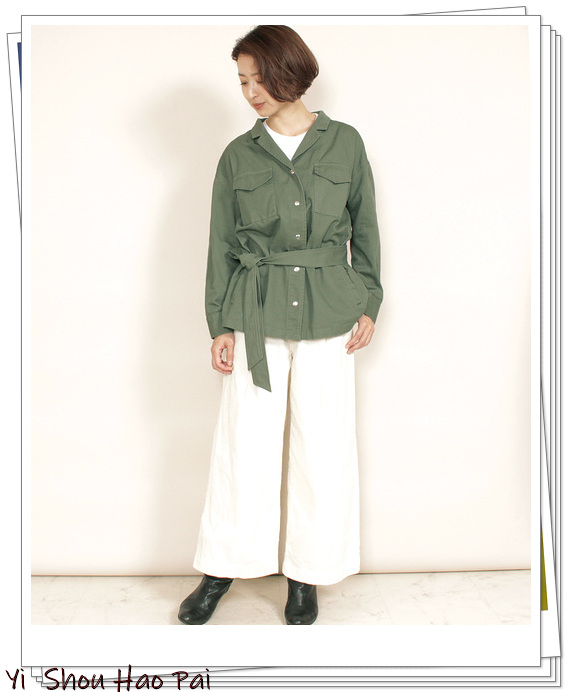 老外把这类衣服叫“Safari”，适合做春装！日本女人很流行穿