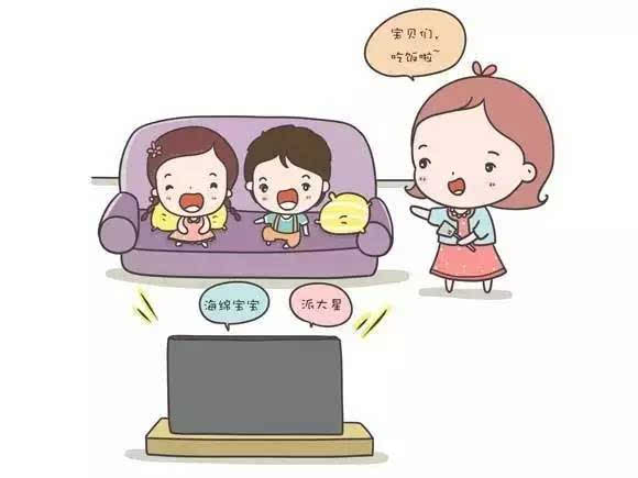 看电视和不看电视孩子大脑区别图,从小看电视的孩子长大会怎么样