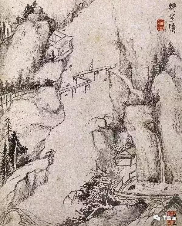 枯笔讲解,赏析枯笔