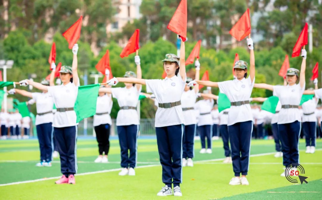 迎建党百年军训风采,青春飞扬军训