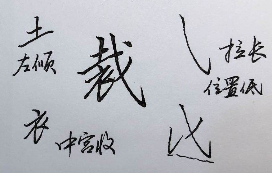 行楷偏旁部首100个常用字,行楷基础入门偏旁部首