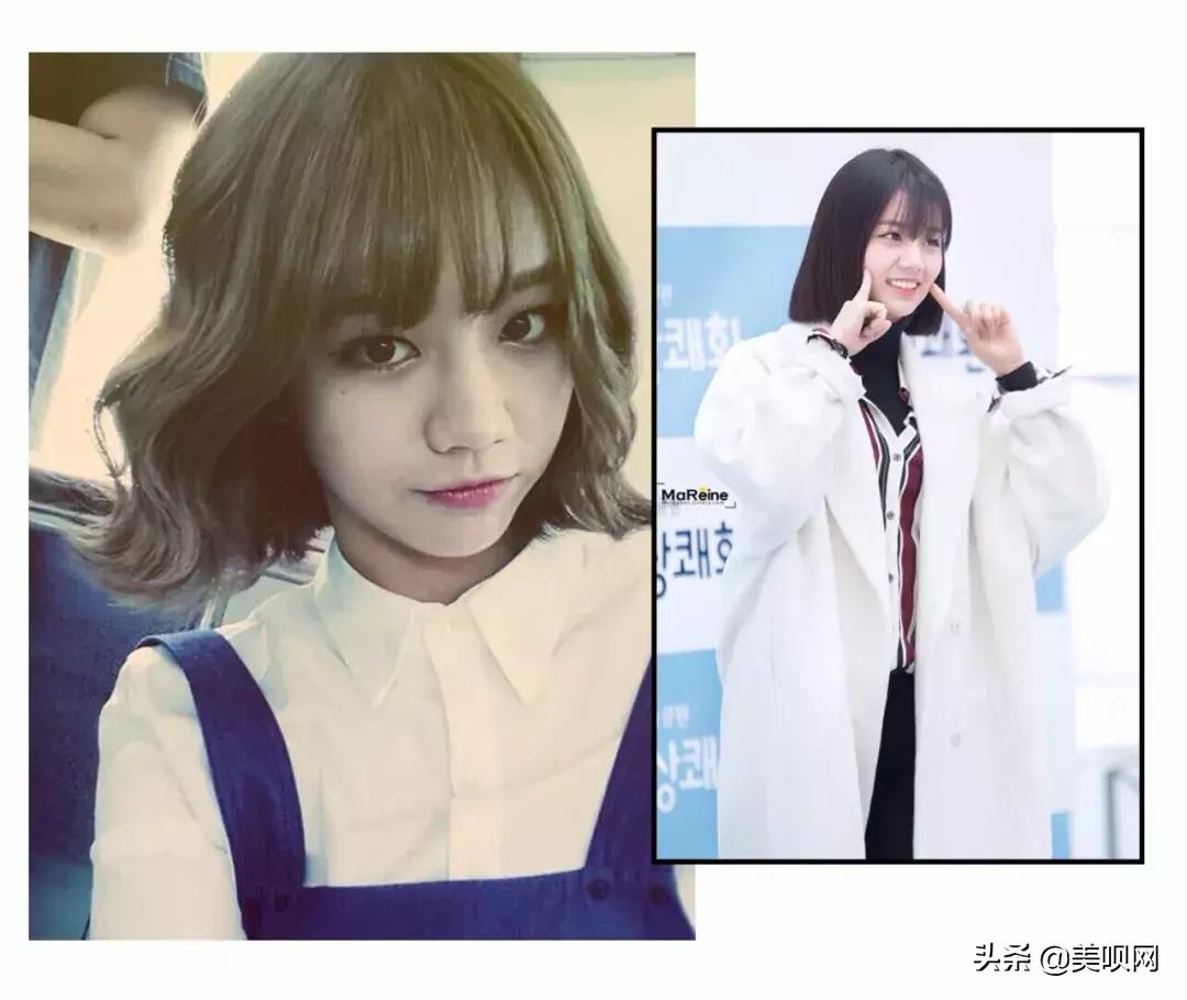 张元英和iu谁更漂亮,张元英izone时期刘海