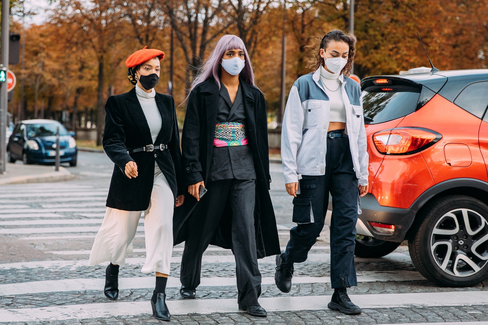 2023春夏巴黎时装周街拍特辑,2021巴黎高定时装周街拍