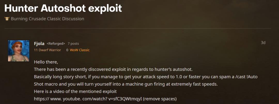 tbc怀旧服战斗贼和出血贼,tbc怀旧服兽王无情打击