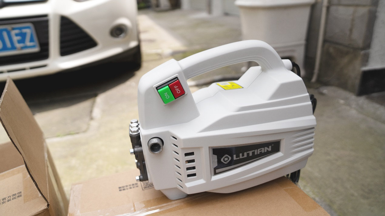 绿田高压洗车机使用教程,绿田lutian1700w洗车机评测