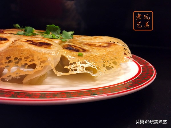 冰花饺子煎法,煎冰花饺子