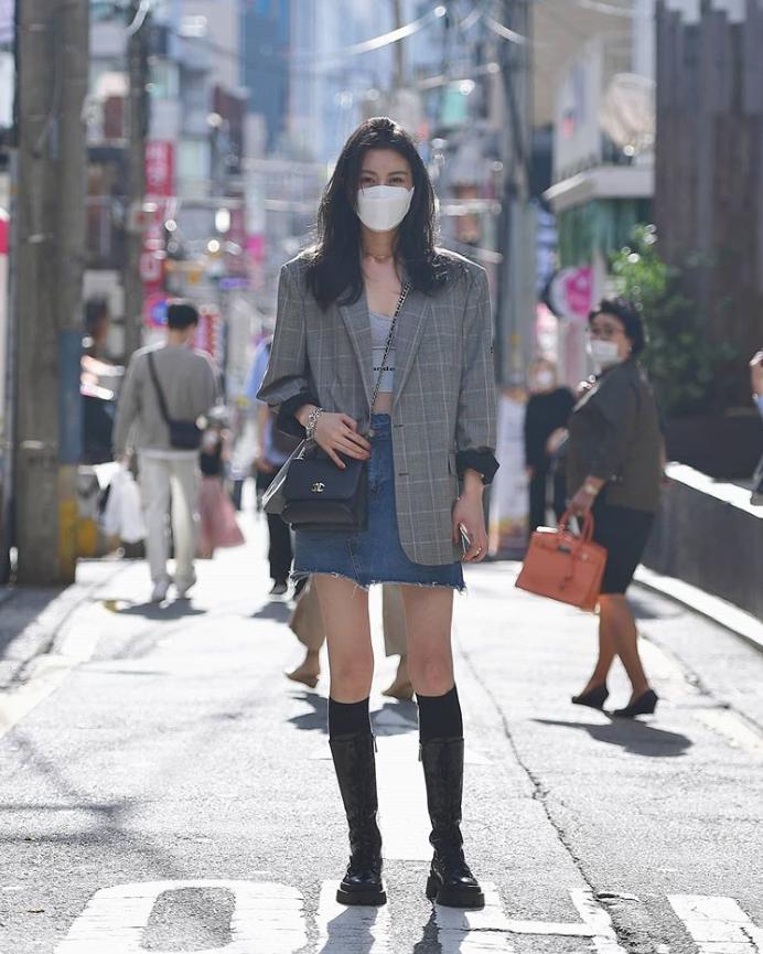 韩国的西装穿搭,韩国女生冬季西装穿搭