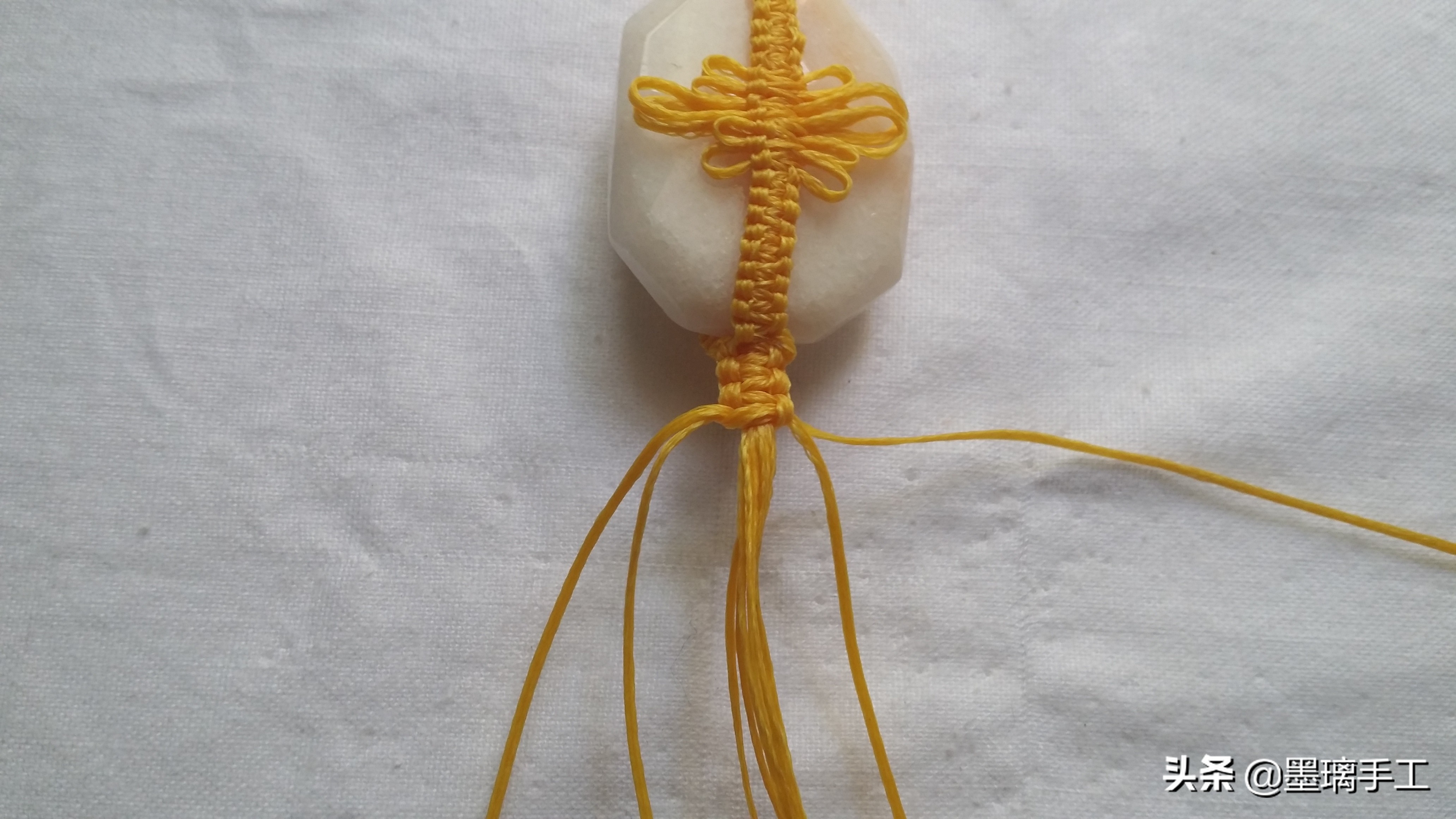 挂饰编绳教程大全,平安喜乐绳编车内挂饰教程