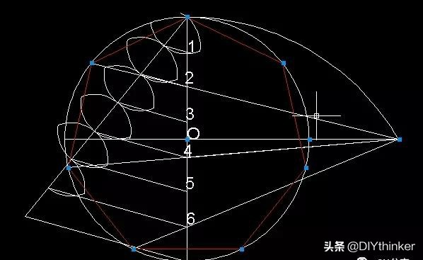 高斯的正十七边形尺规作图法视频,正十七边形作图几种方法