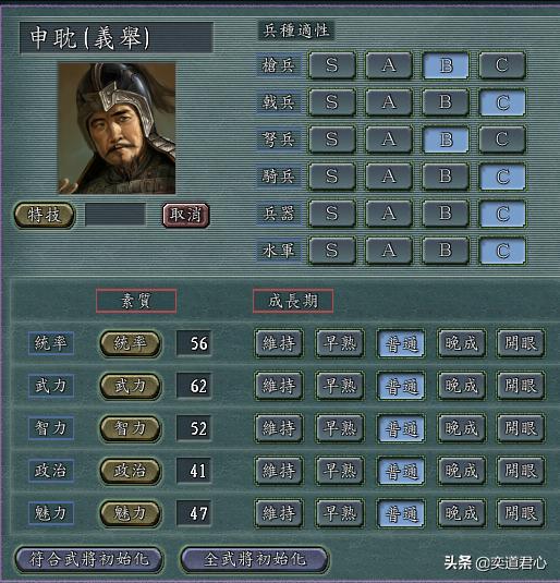 三国志11上庸给什么特技好,三国志14上庸人才