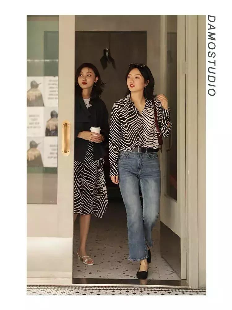 春季新款时尚百搭大码衬衫,爆款秋冬时尚衬衫第二件免费