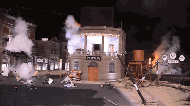 天津欢乐谷外面图片,天津欢乐谷2021万圣节灯光秀