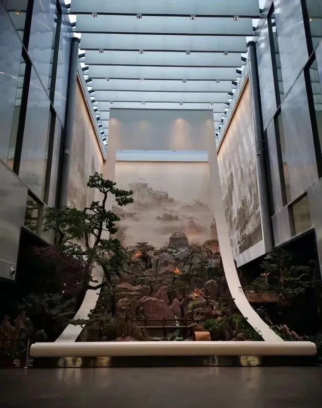 展馆序厅效果图,展馆序厅设计