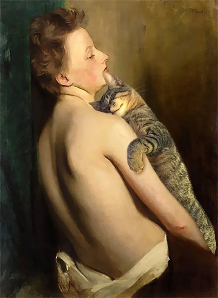 当名画遇上猫咪，是锦上添花还是画风突变？