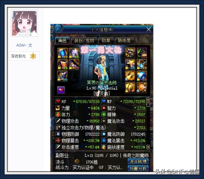 dnf大枪最牛逼的装备,dnf男大枪100级套装