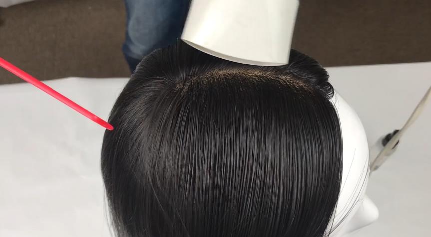 怎么遮假发中间的发缝,假发如何不贴发片侧分