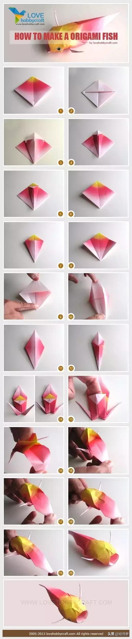 用小卡纸折又有趣又好玩的折纸,折纸手工8-10岁两张彩纸