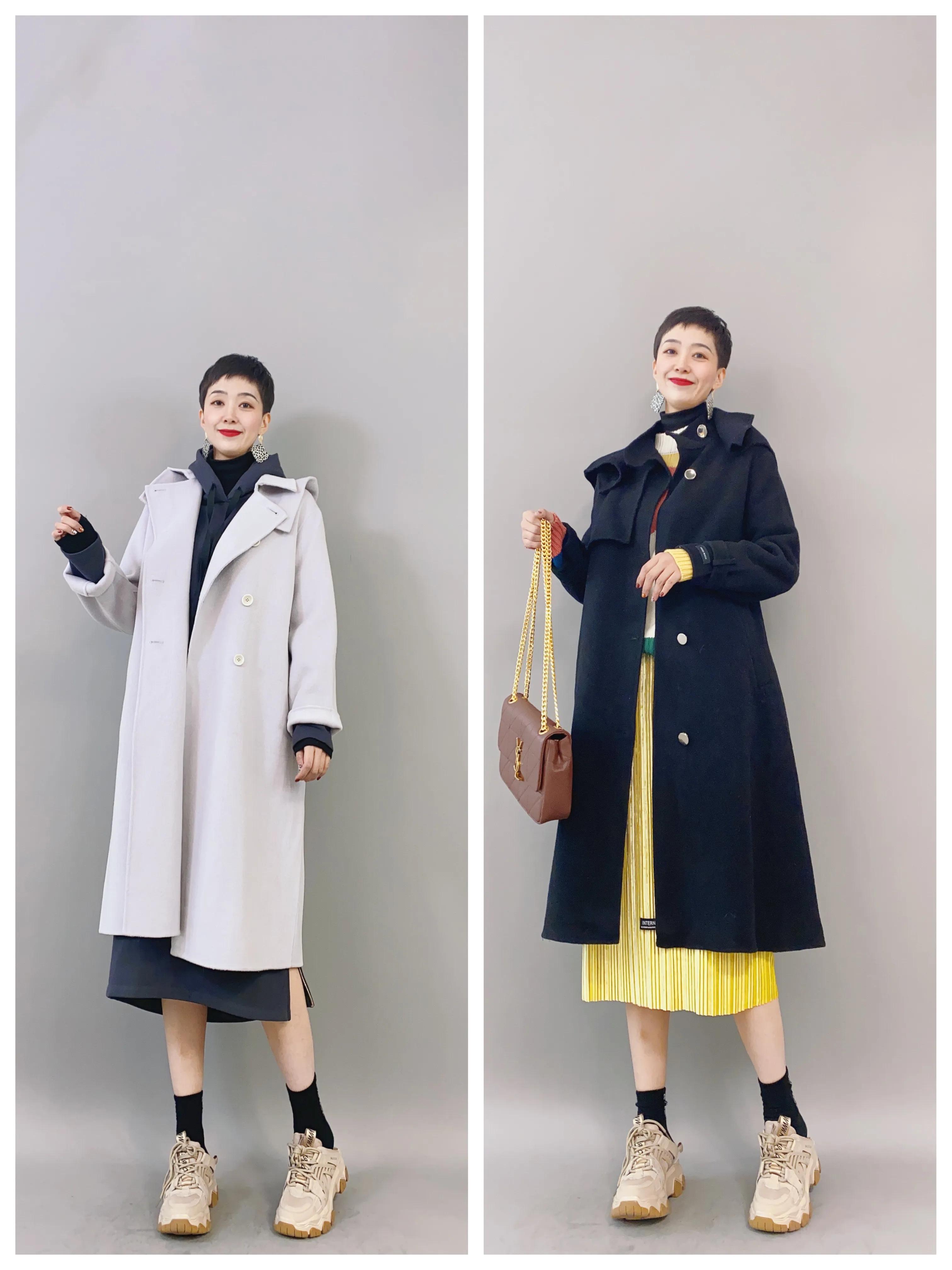 可拆卸领羊毛大衣，让你的秋冬更添时尚！