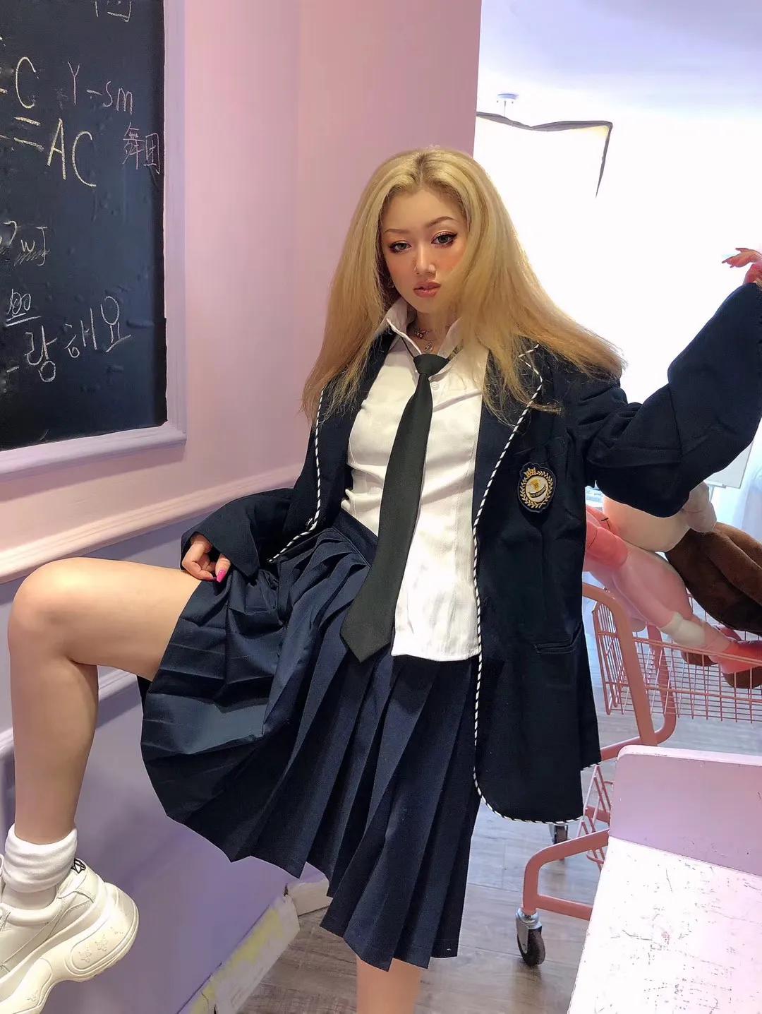 微胖怎么穿jk制服,微胖jk怎么穿