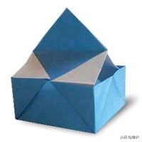 手工大全简单又漂亮折纸生日盒子,折纸大全儿童比较适合当礼物