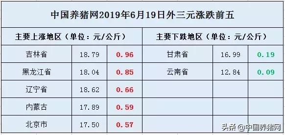 吉林猪价位攀榜首，东北猪价飙升势不可挡