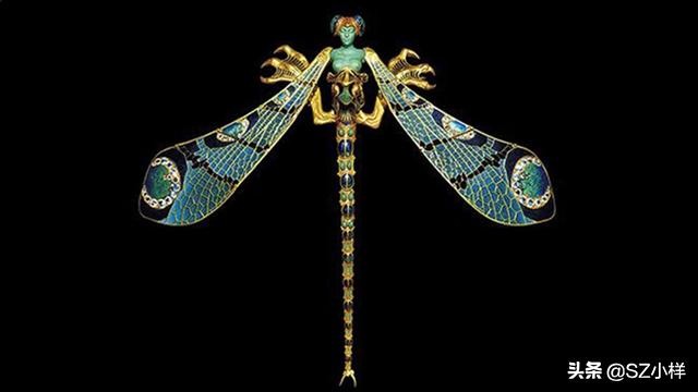 珐琅珠宝首饰设计,复古珐琅珠宝