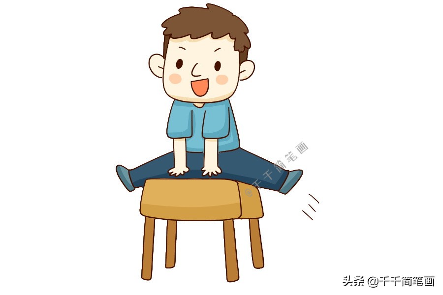 十种职业简笔画人物,100种职业简笔画