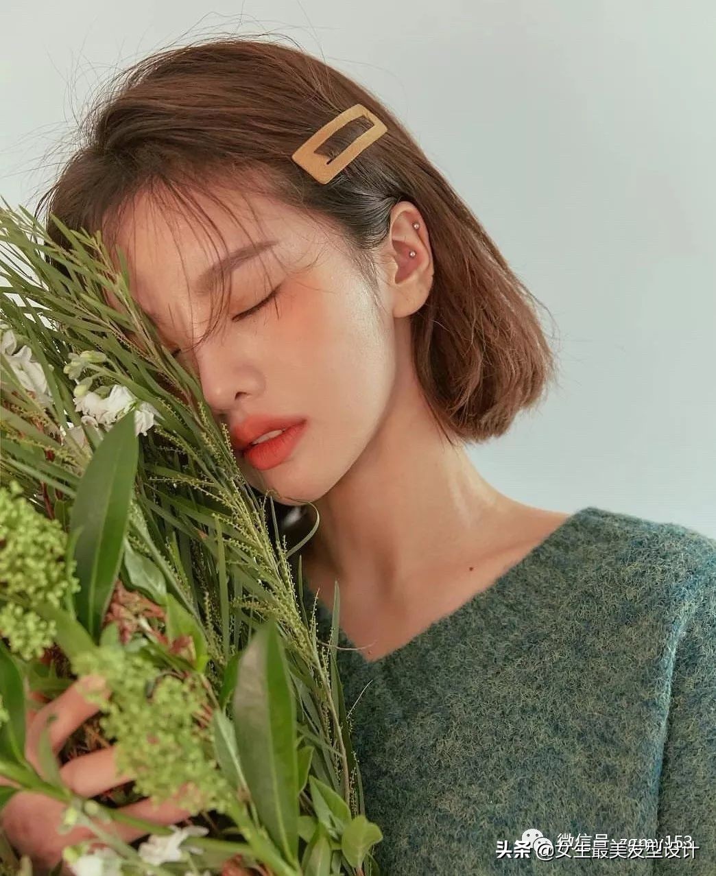 少女心爆棚的中短发,学生党能扎起来的短发推荐