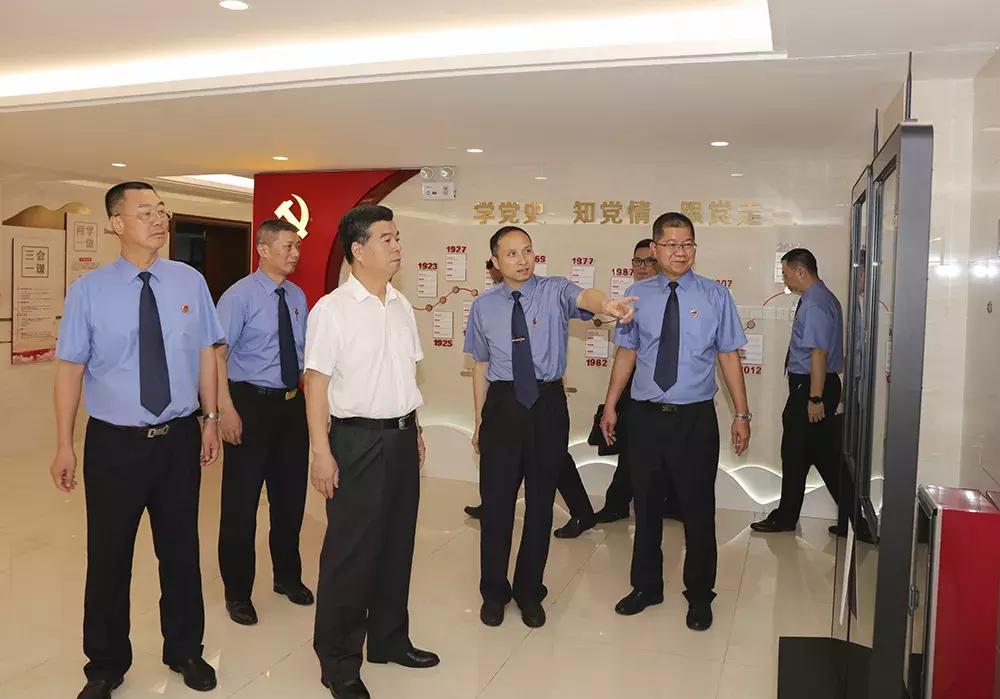 广东省检察院林贻影检察长对广州市检察机关扫黑除恶专项斗争工作进行督导