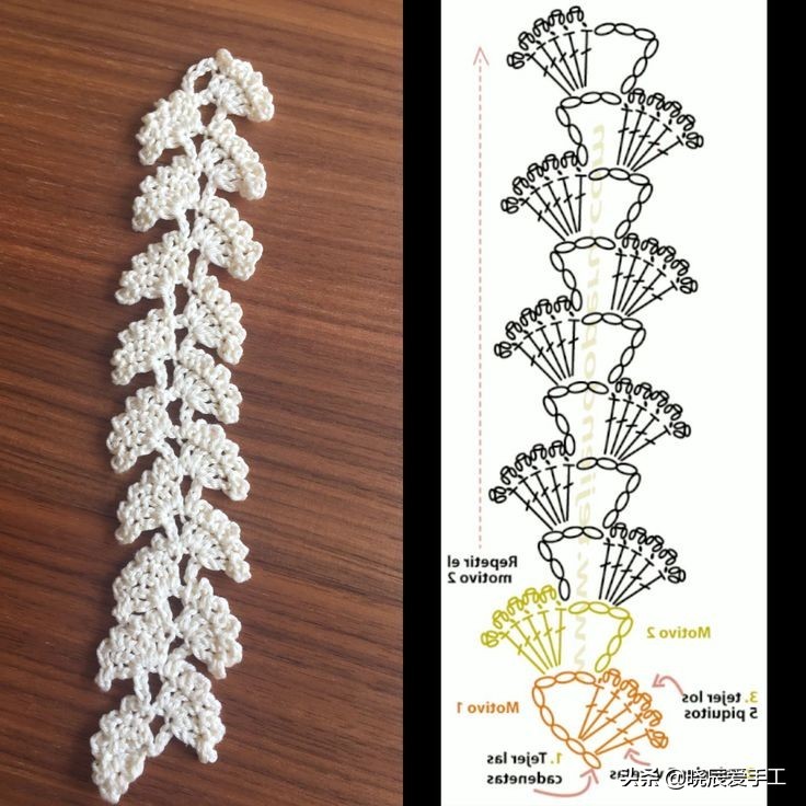 桌布花边钩织的教程,隔热垫餐桌垫钩针教程