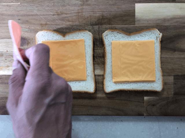 芝士火腿西多士做法空气炸锅,芝士火腿西多士