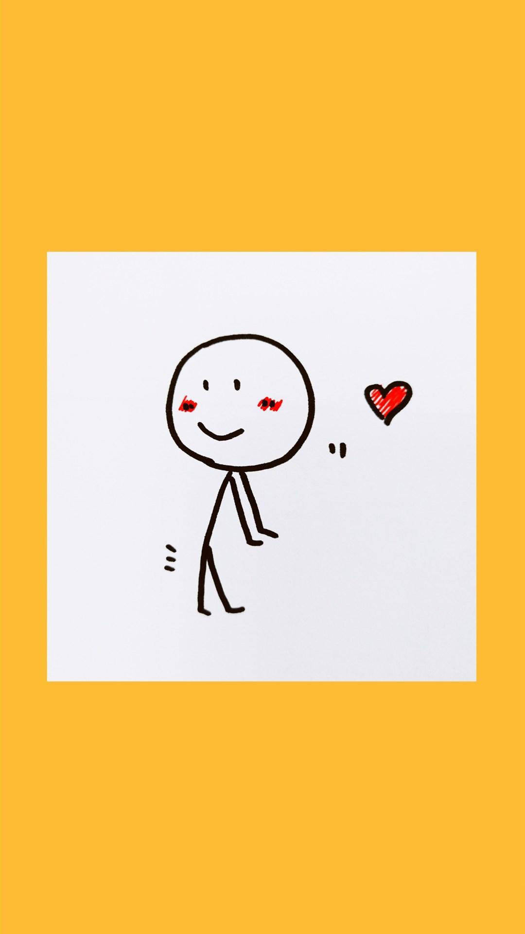 简笔画火柴人壁纸,简笔画火柴人手绘