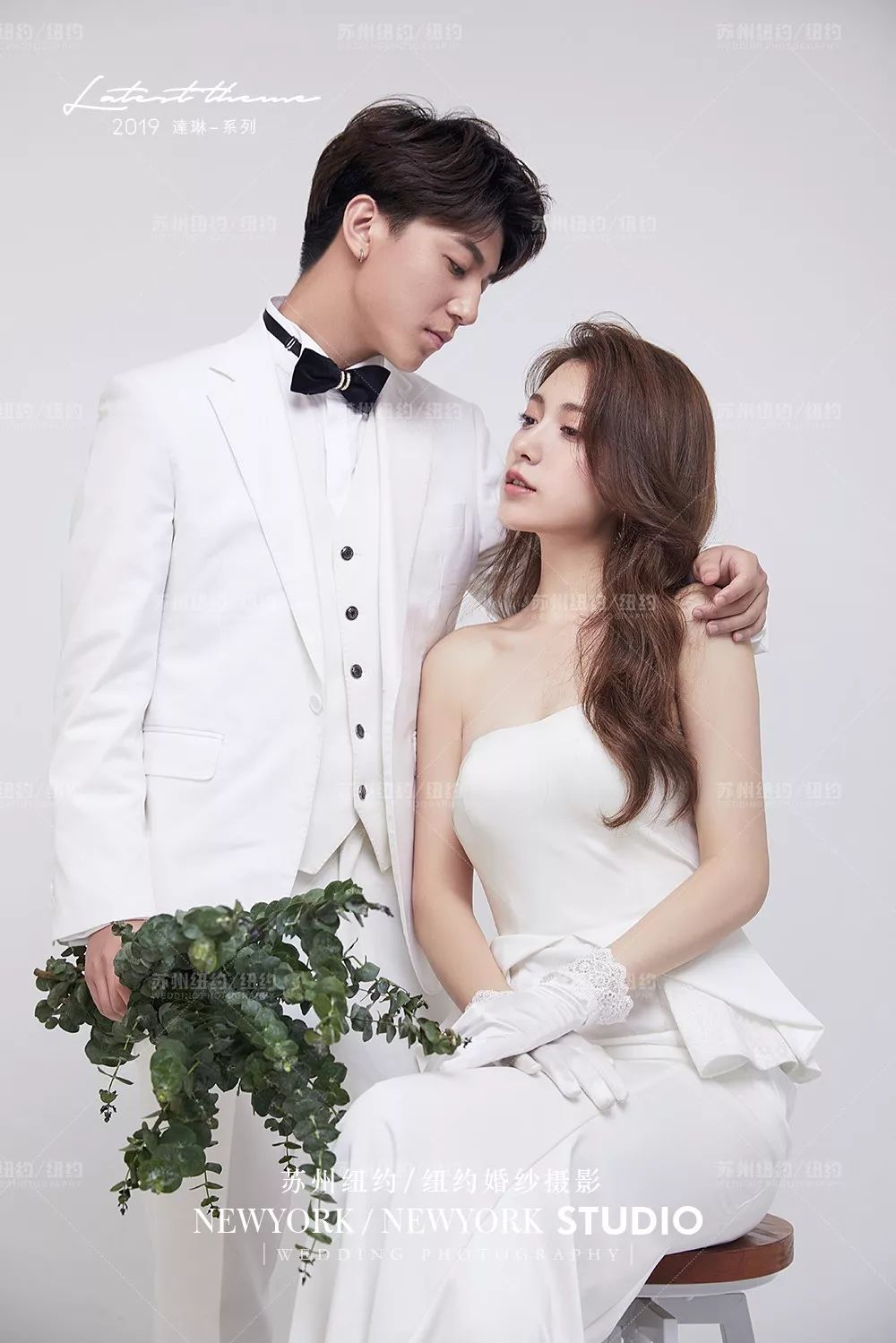 复古田园风婚照,婚照风格韩式极简