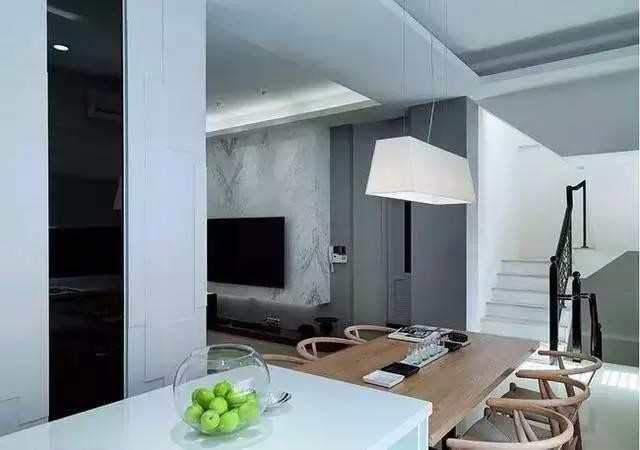 现代简约风房间背景墙颜色,简约灰调现代风实景背景墙是亮点