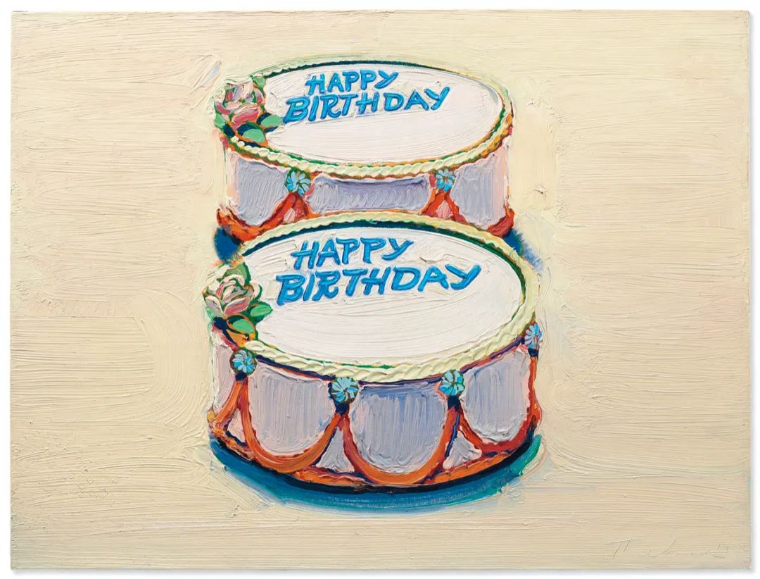 美国普普艺术家韦恩·蒂博作品欣赏