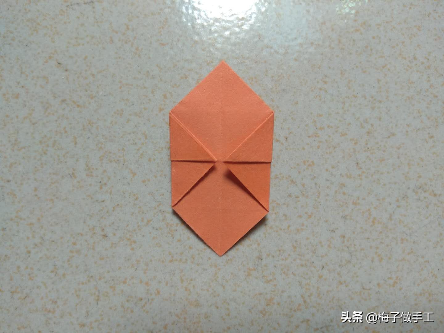 儿童折纸折一个小帽子,折纸手工折帽子