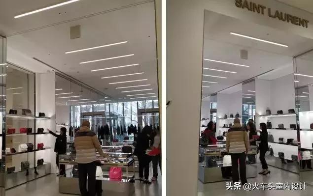 lvgucci等奢侈品门店设计,lv奢侈品店灯光设计
