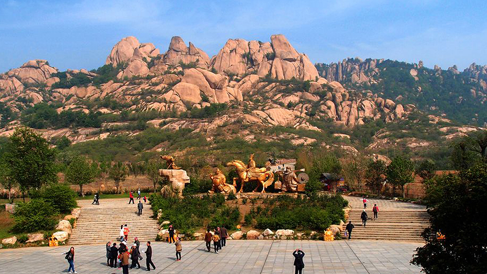 西游记驻马店嵖岈山片段,驻马店嵖岈山西游记视频素材