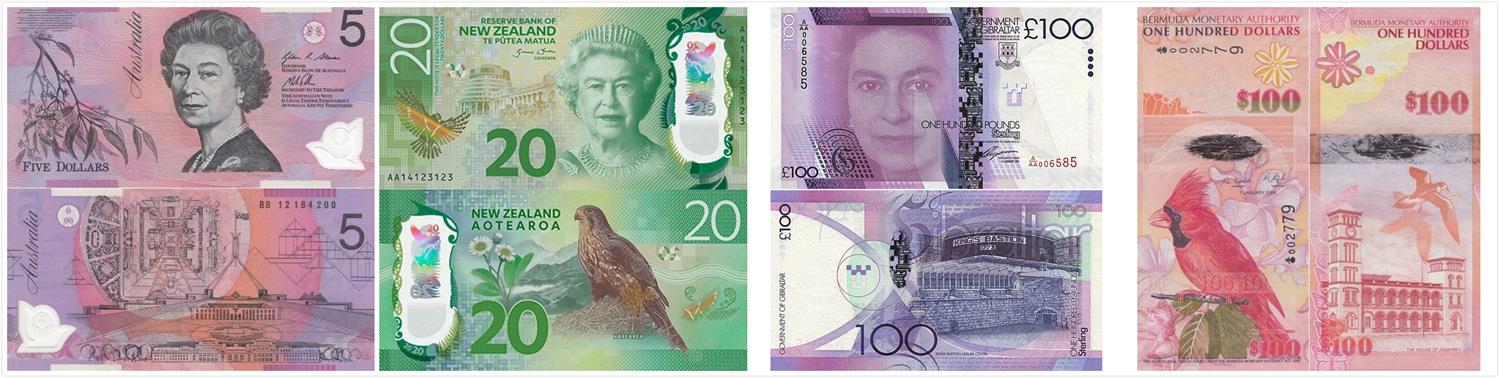 西方纸币主要有哪些颜色,全球最受欢迎货币排名