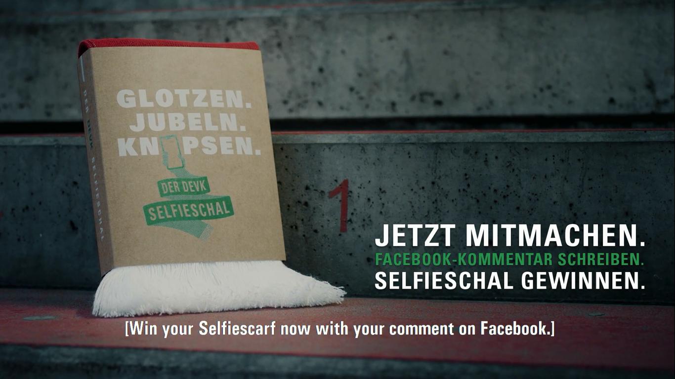 即可为球队加油又可玩自拍的围巾