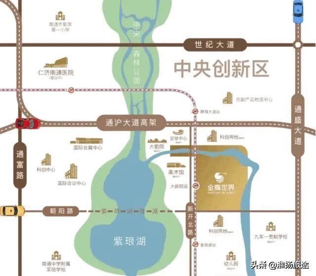 南通中央创新区有哪些新楼盘,南通未来发展重点新城区