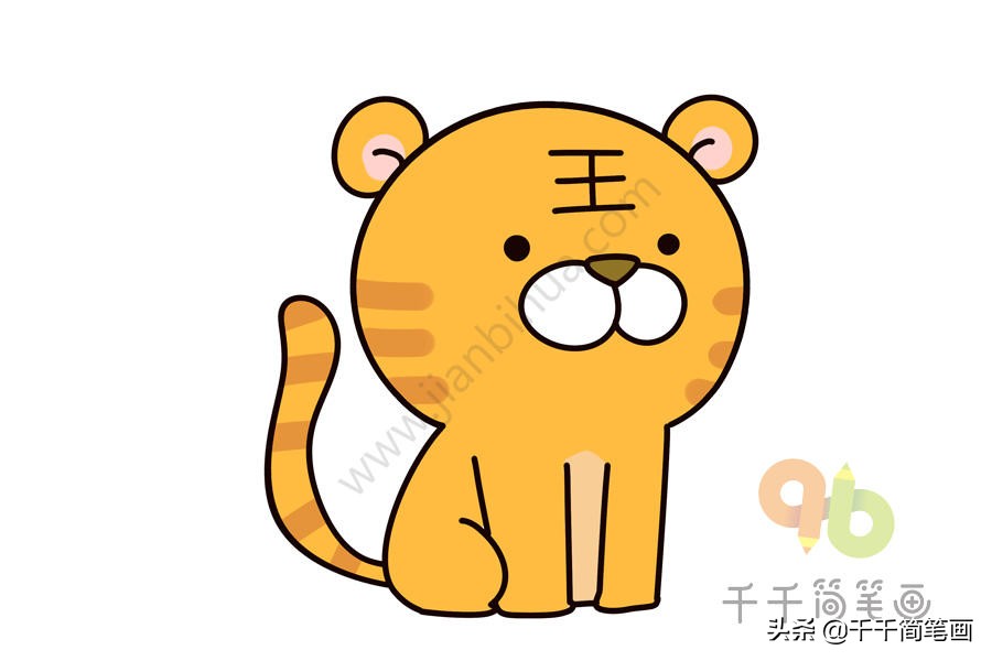 幼儿简笔画入门动物图片,2-6岁幼儿启蒙动物简笔画