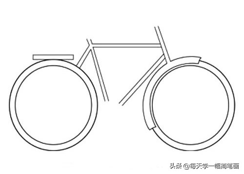 骑自行车的人怎么画简笔画,怎样画自行车简笔画简单又漂亮