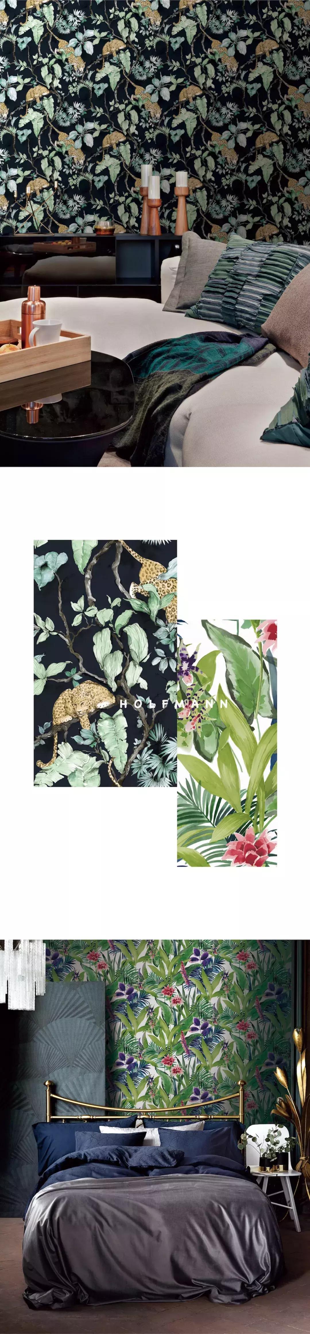 法式复古墙纸图片,异域风情墙纸艺术