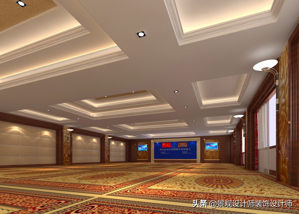 多功能厅设计案例参考图,家庭多功能厅装修效果图